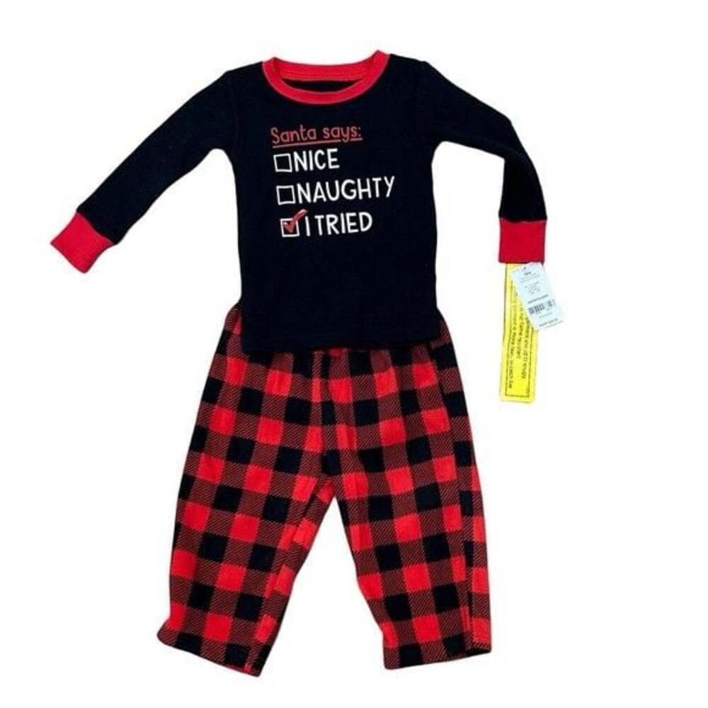 NWT Carter’s 2 Piece Christmas Pajamas Size 12 Months